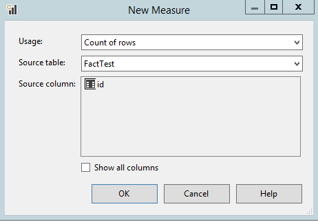 Picture 12- Visual Studio - New Measure