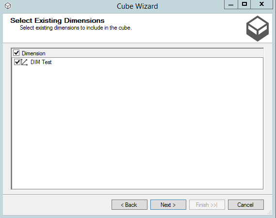 Picture 09 - Visual Studio - Cube Wizard - Selecting dimension